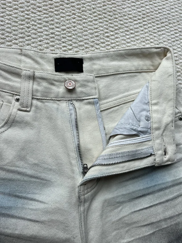 Duzhe Paris B Distressed Jeans 25SS Detail
