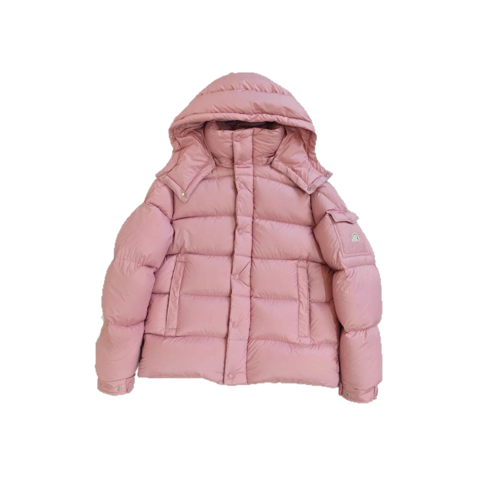 Moncler Maya Matte Hooded Down Jacket