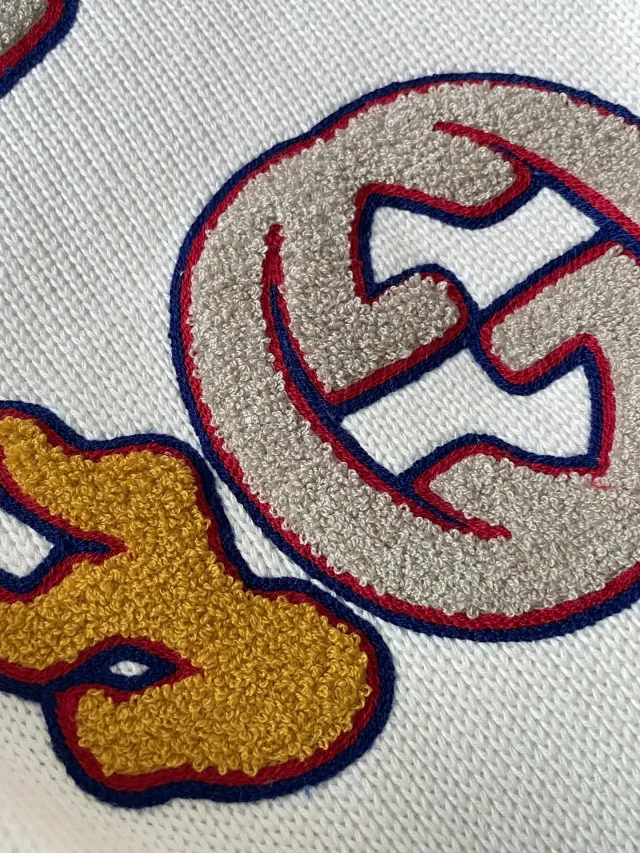 G 24SS Dragon Flame Pullover Unisex Detail