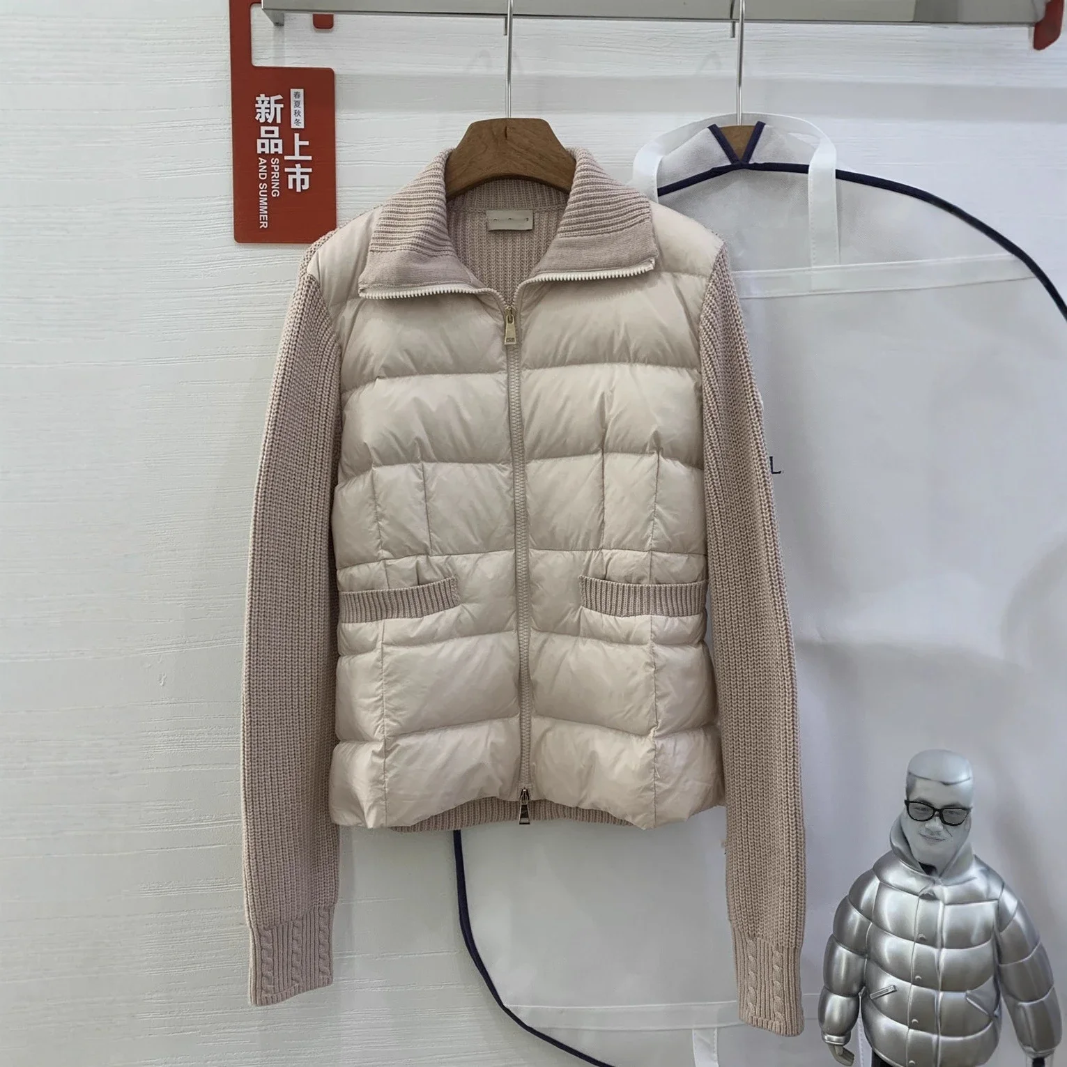 Meng Jia Women's Quilted Down Jacket