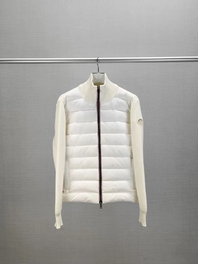 Mengjia Men's FW25 Patchwork Down Jacket Detail