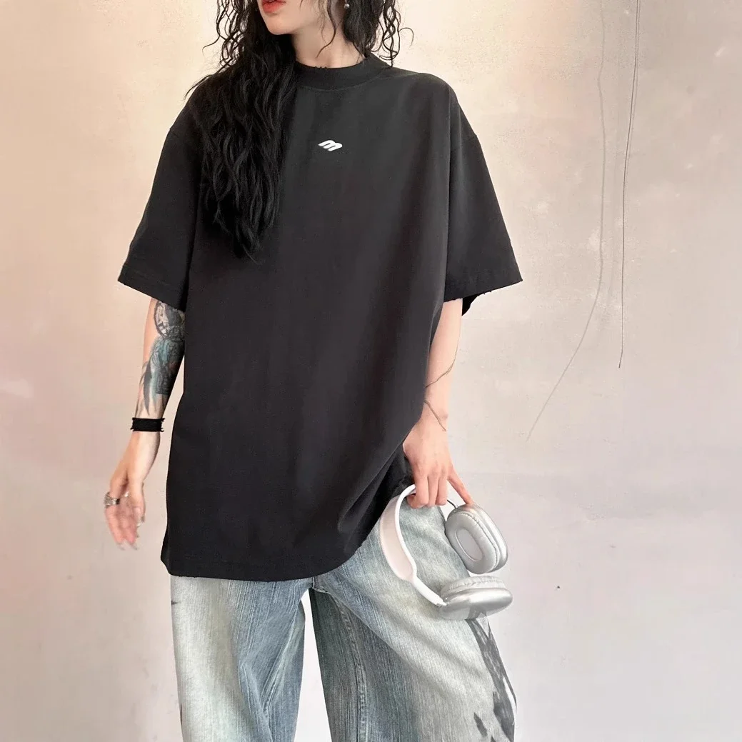 B New Unisex Ski Tee Oversized