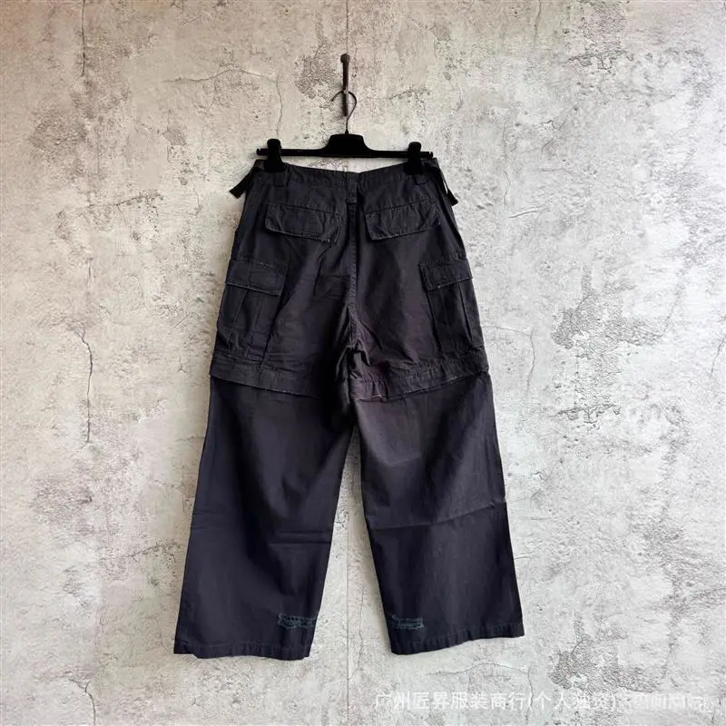 B 25SS Paris Distressed Cargo Shorts