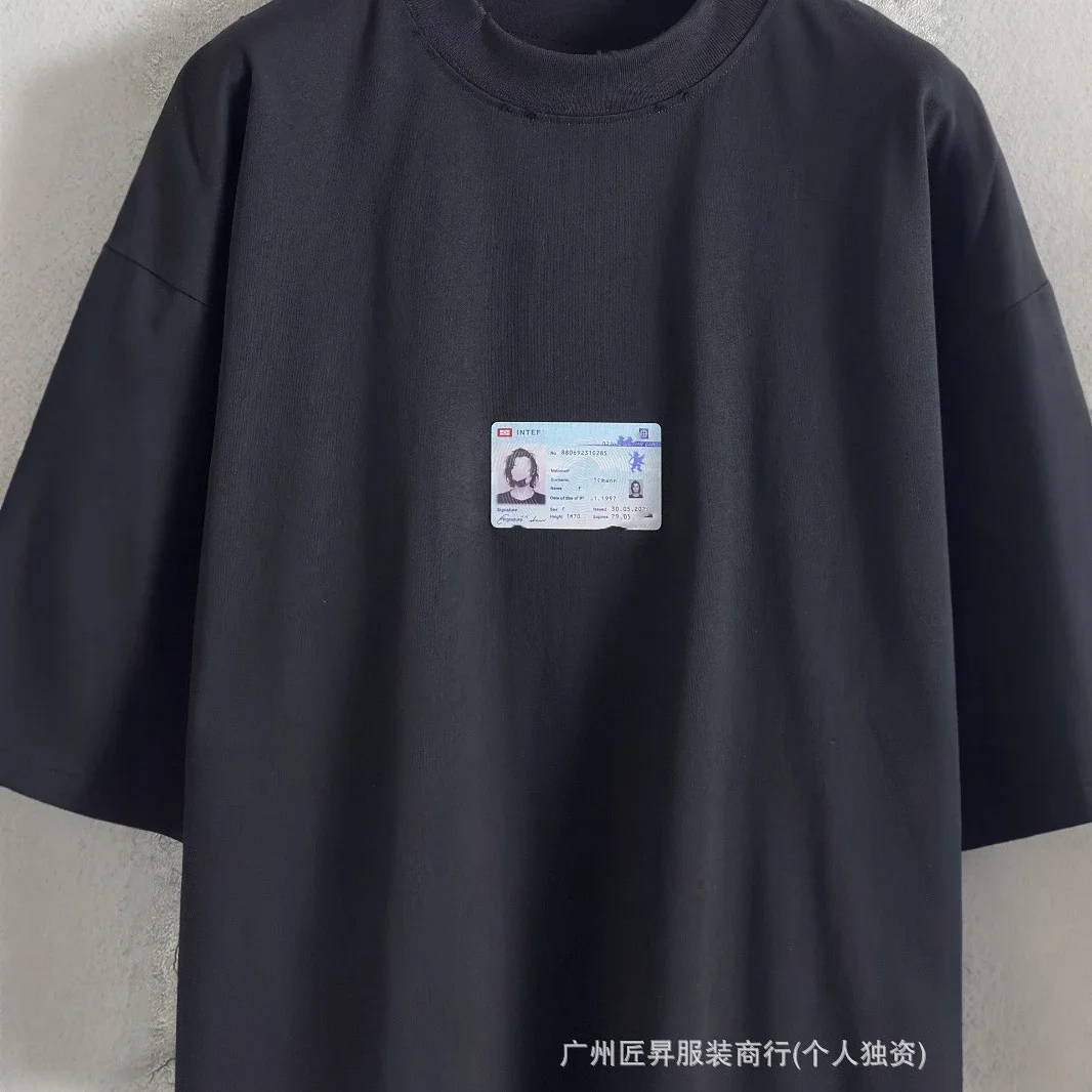 B Unisex Loose Fit Print Tee