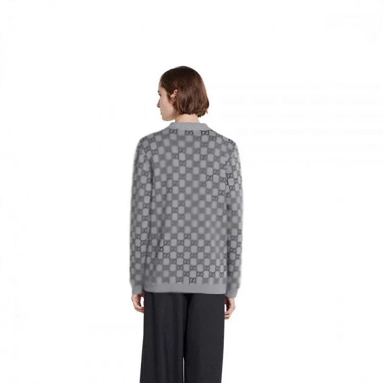 Gucci Monogram Reversible V-Neck Cardigan