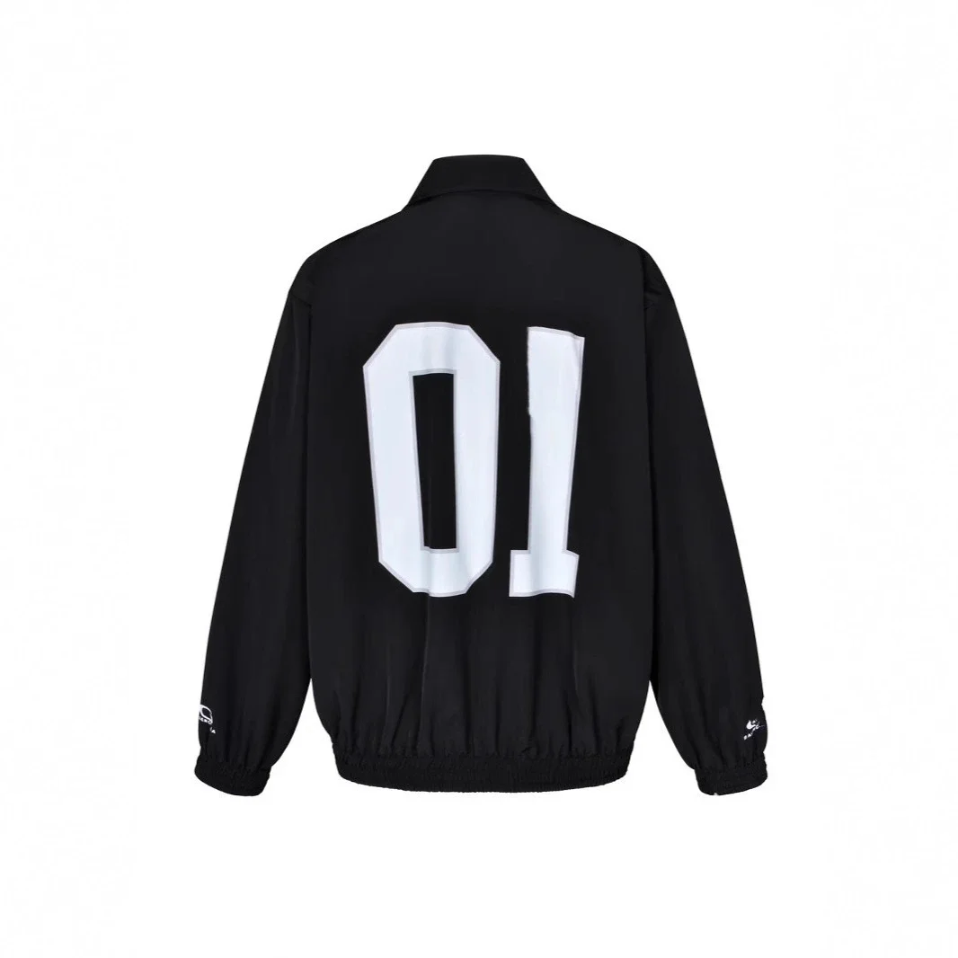 Paris 25SS Unisex Basketball Embroidered Jacket
