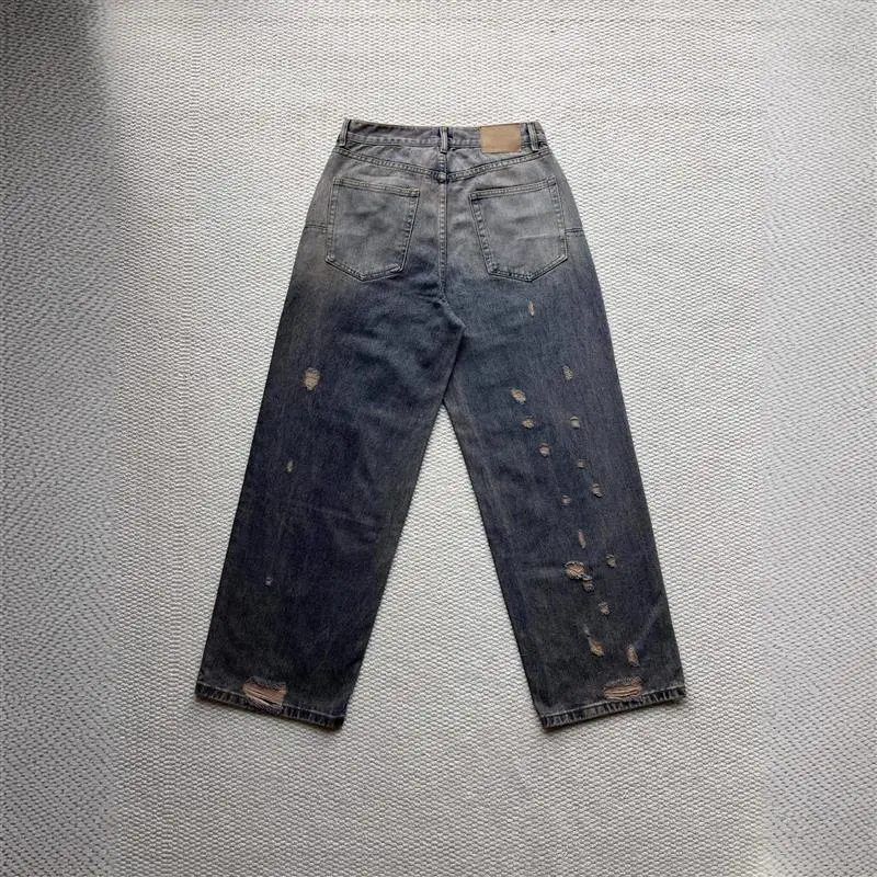 Balenciaga 25SS Distressed Ripped Jeans
