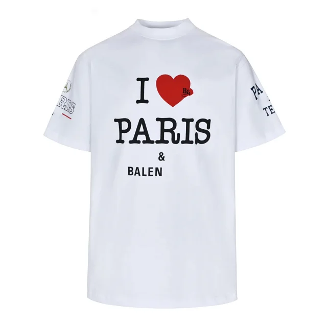 BLCG25SS Paris Love Logo Tee Detail