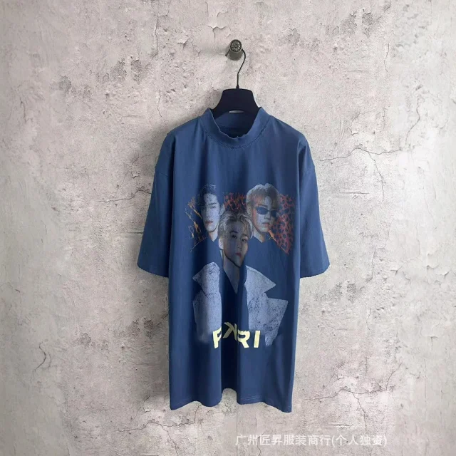 B Paris Unisex OS Art Tee Detail