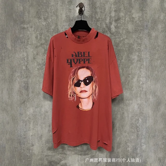 Paris B Unisex OS Art Tee Detail