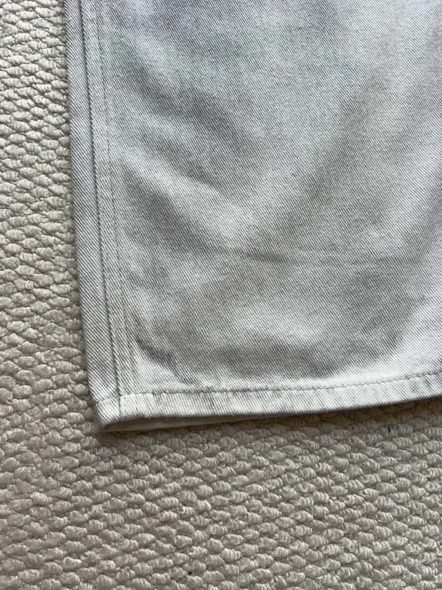 Exclusive Balenciaga SS25 Distressed Denim Jeans Detail