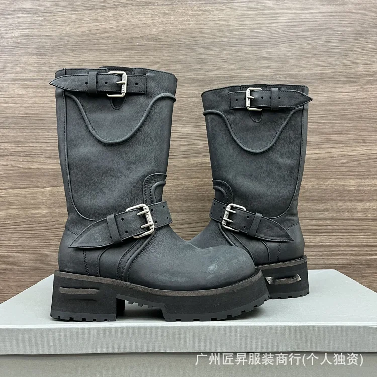 Unisex Paris Venom Gothic Martin Boots