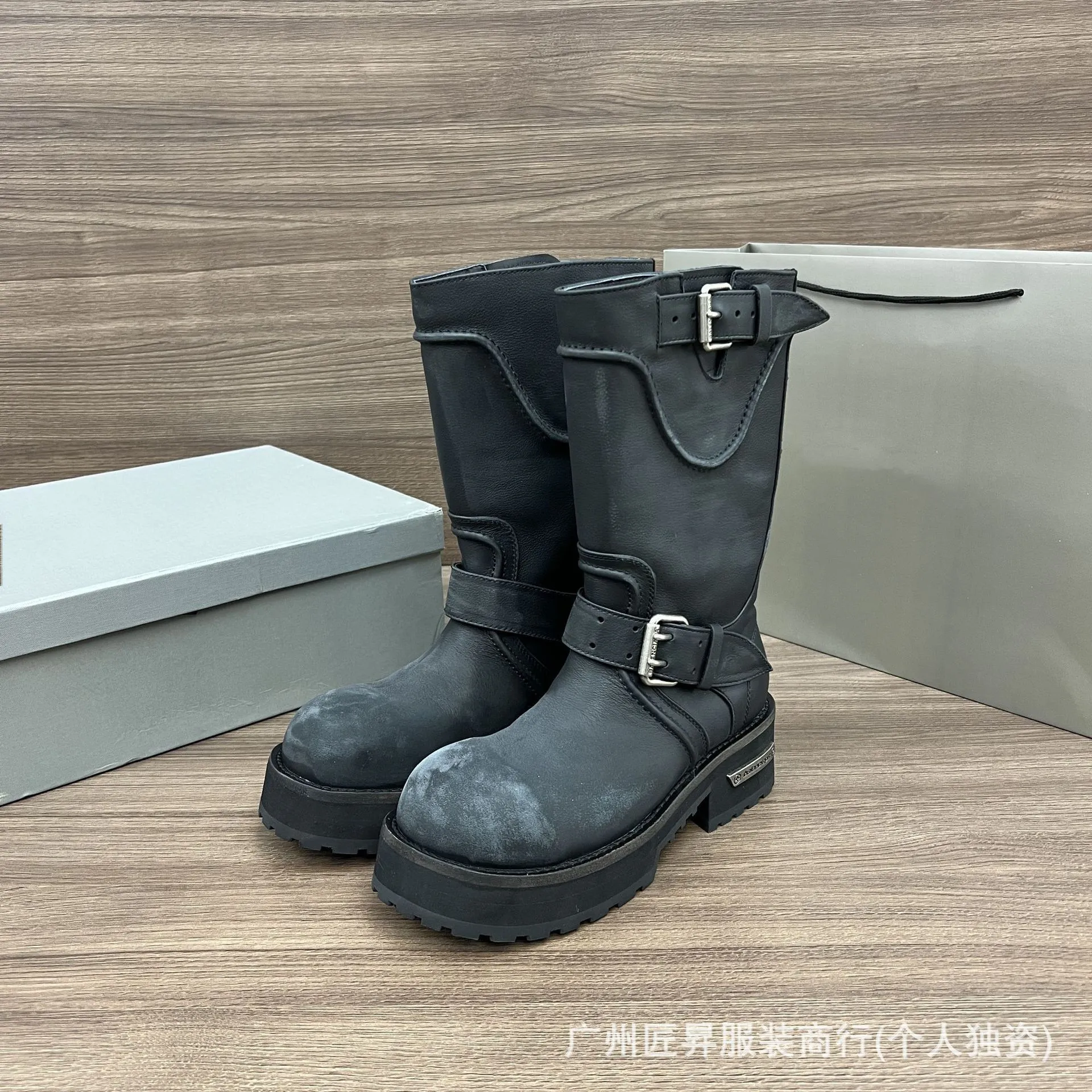 Unisex Paris Venom Gothic Martin Boots