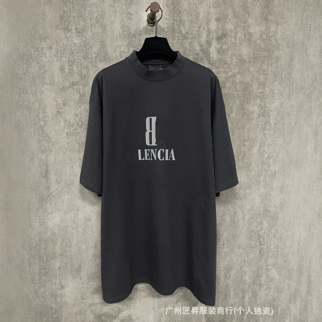 Balenciaga SS25 Double-B Print Unisex Tee
