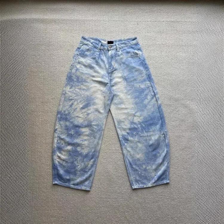 Balenciaga SS25 Sky Blue Ombre Jeans