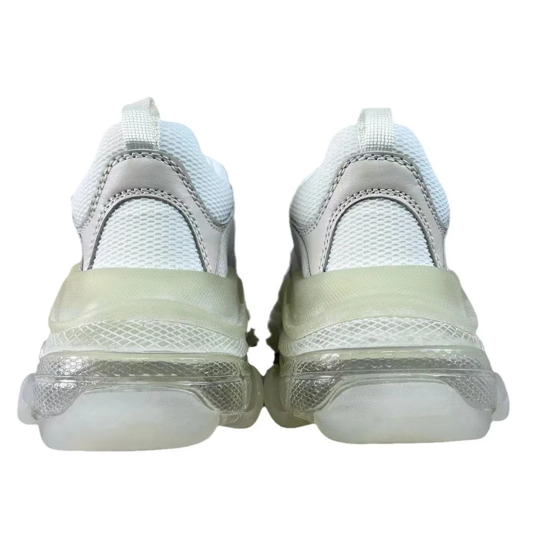 Balenciaga Tripel Cushioned Distressed Platform Sneakers
