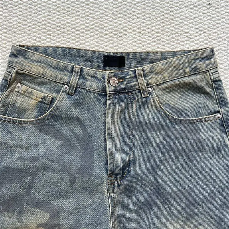 Poison SS25 Balenciaga Distressed Graffiti Jeans