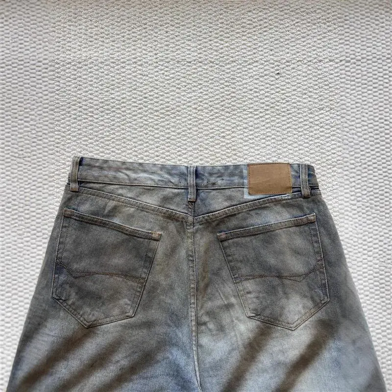 Balenciaga SS25 Distressed Washed Jeans
