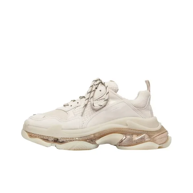 Balenciaga Tripel Cushioned Distressed Platform Sneakers Detail