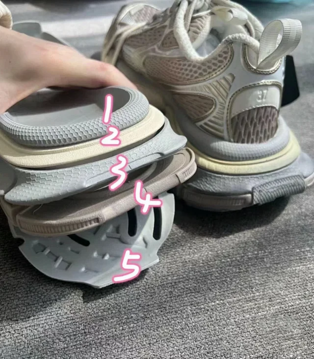 Balenciaga Paris 10th-Gen 3XL Platform Unisex Shoes Detail