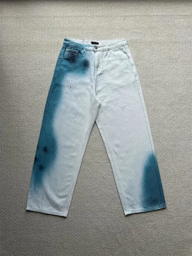 Balenciaga 25SS Distressed Denim Jeans Detail