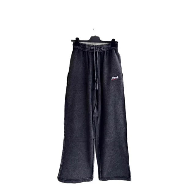 Balenciaga Distressed Coca-Cola Embroidered Loose Pants Detail