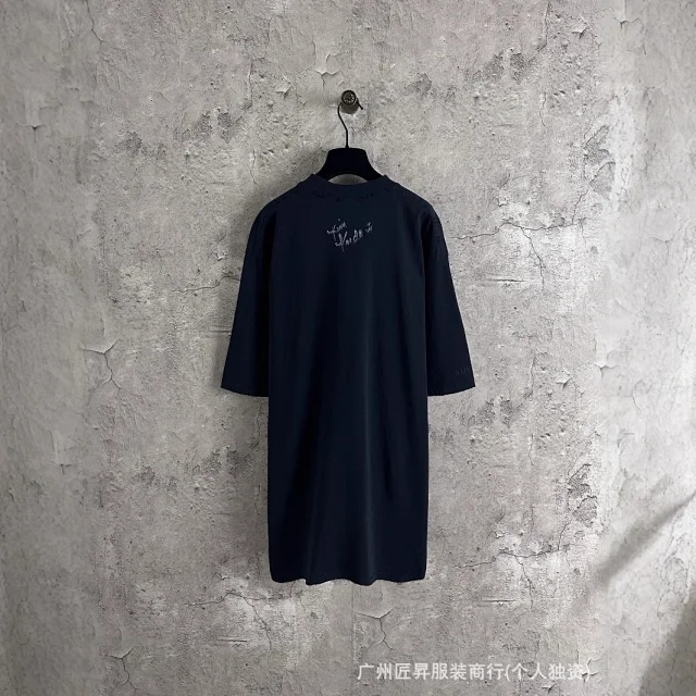 Balenciaga Distressed Sleeveless Tee 25SS Unisex Detail