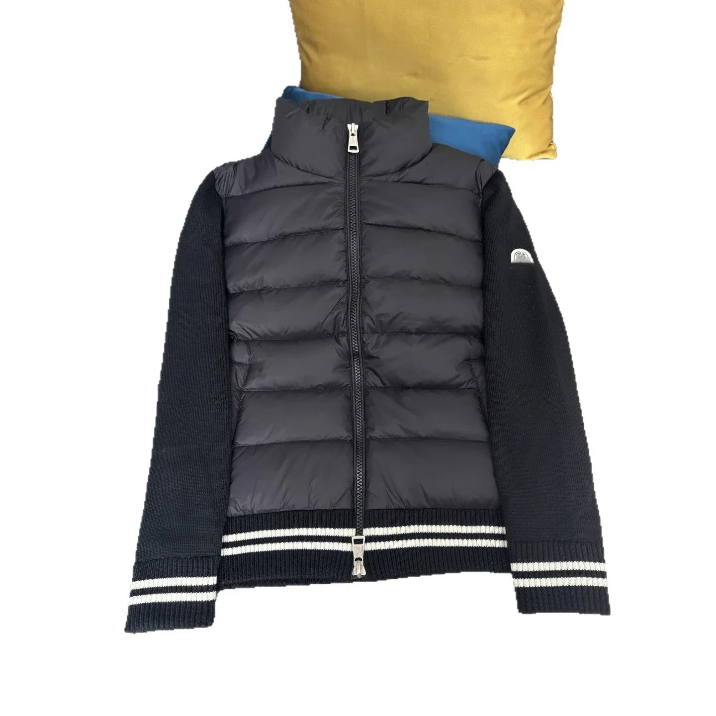 Mengjia 25SS Men's Knit-Patch Down Jacket