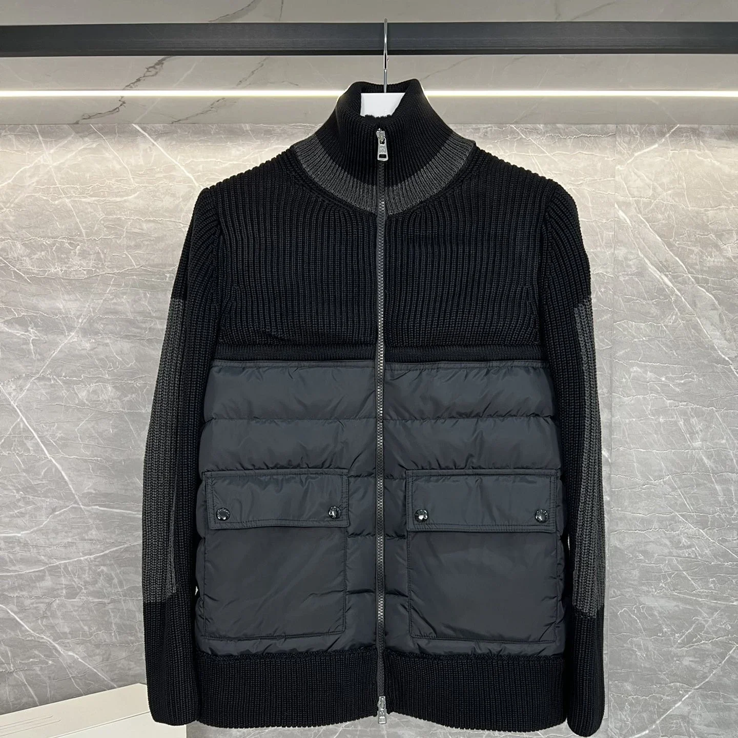 Mengjia Men's Stand Collar Down Jacket