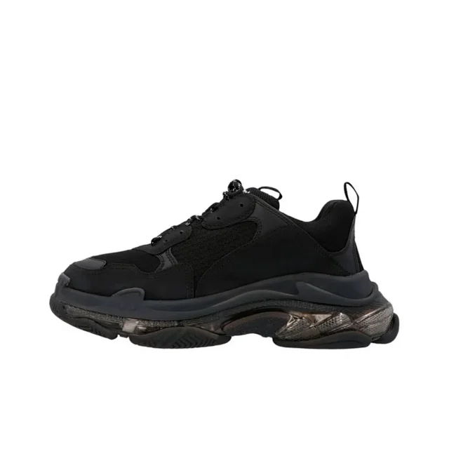 Balenciaga Tripel Cushioned Distressed Platform Sneakers Detail