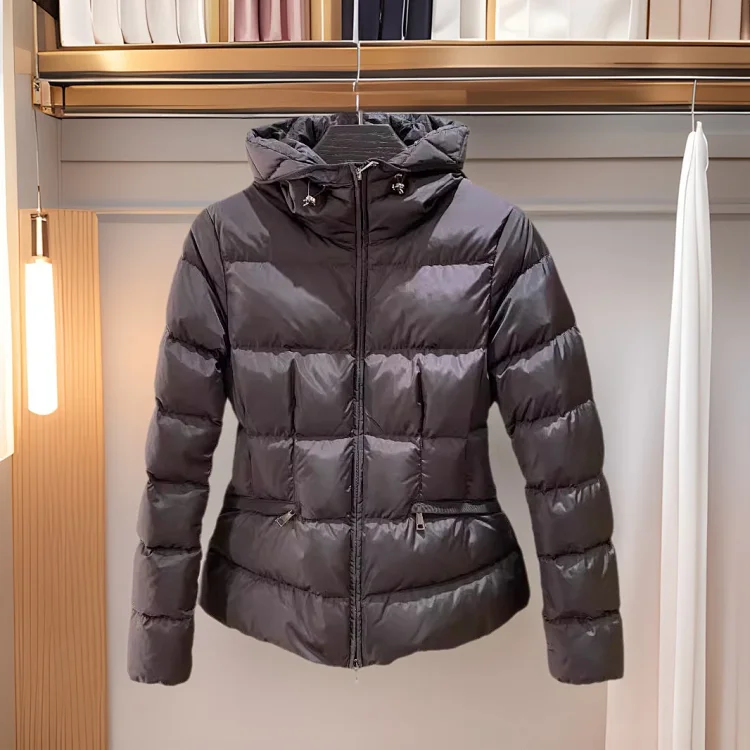 Moncler Women's Hooded Fitted Down Jacket