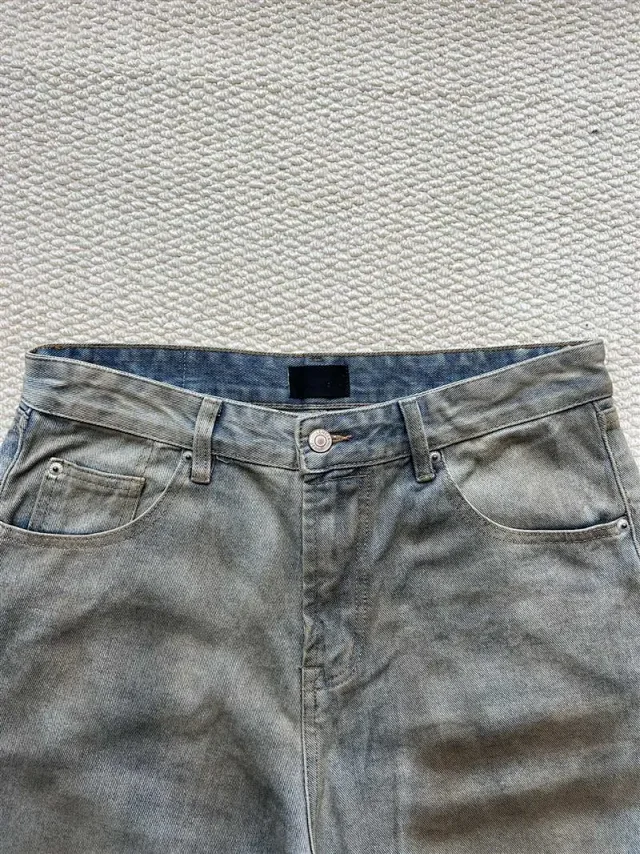 Balenciaga SS25 Distressed Washed Jeans Detail