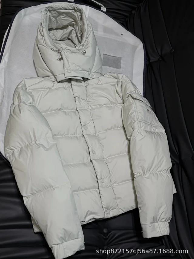 Moncler Maya Vezere Hooded Down Jacket Detail
