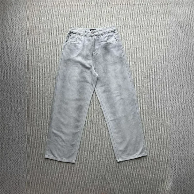 Dujia Balenciaga SS25 Splatter Distressed Jeans