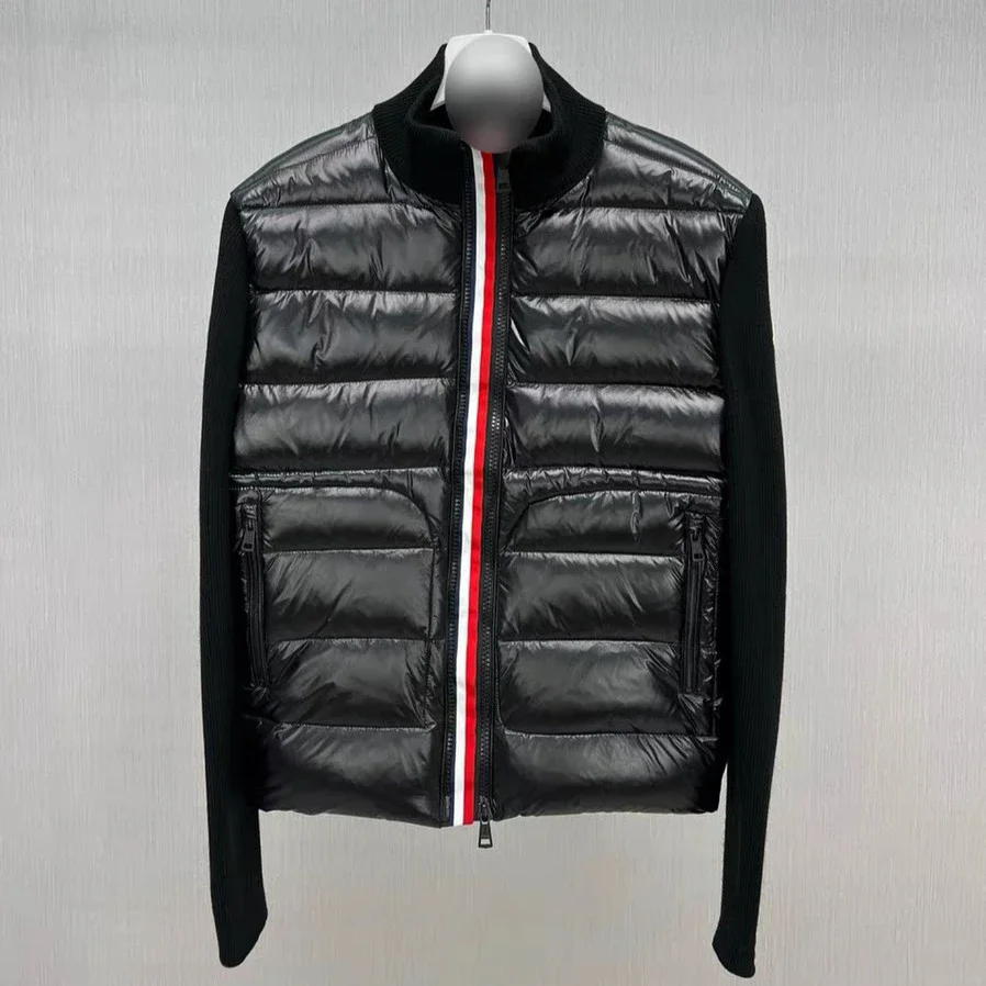 Mengjia 25SS Men's Patchwork Knit Puffer