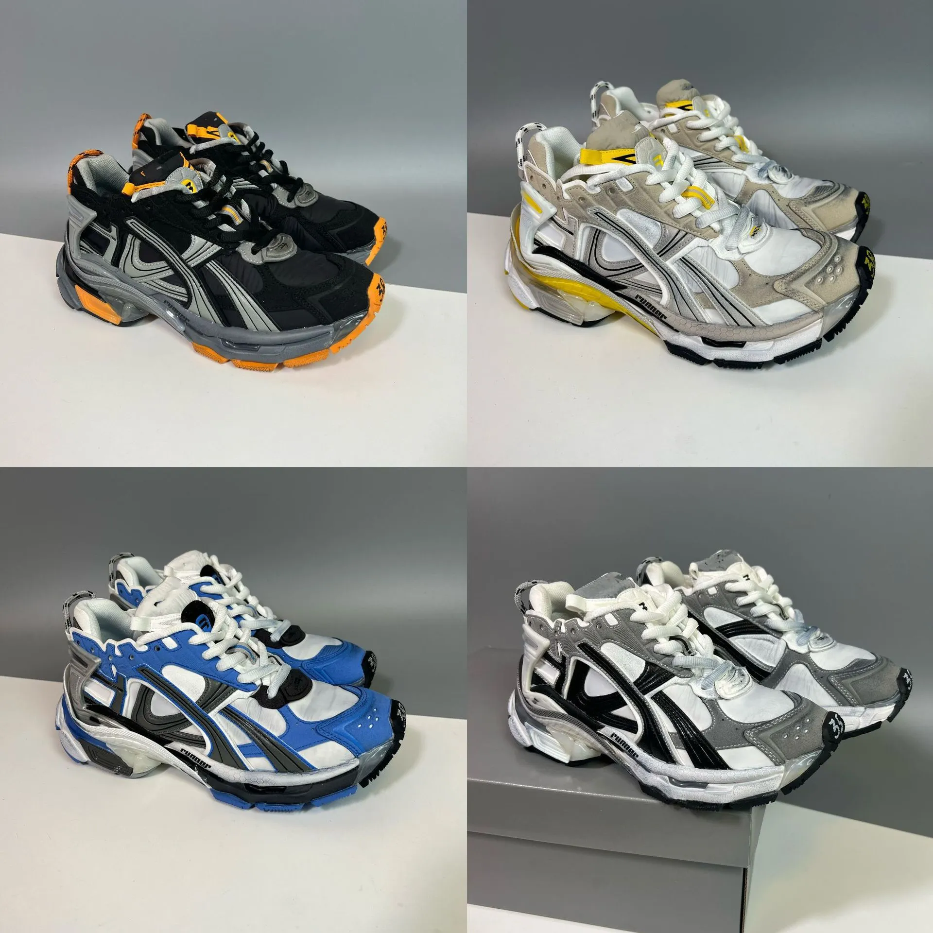 Paris 7.5 Runner Distressed Unisex Sneakers