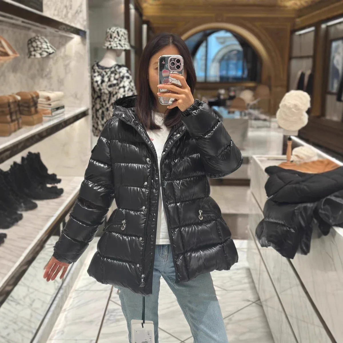 Mengjia 25sM Bara Women's Hooded Puffer