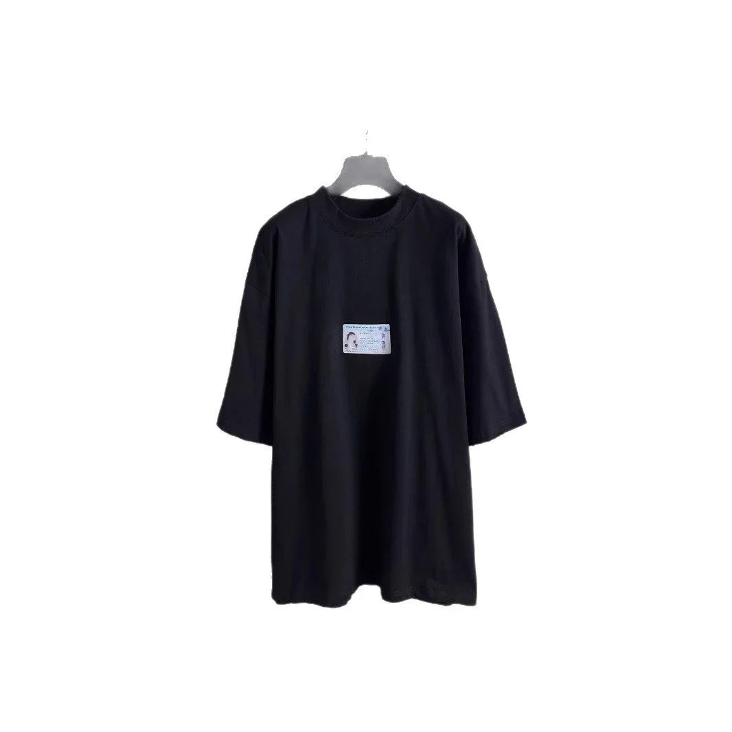 B Unisex Loose Fit Print Tee