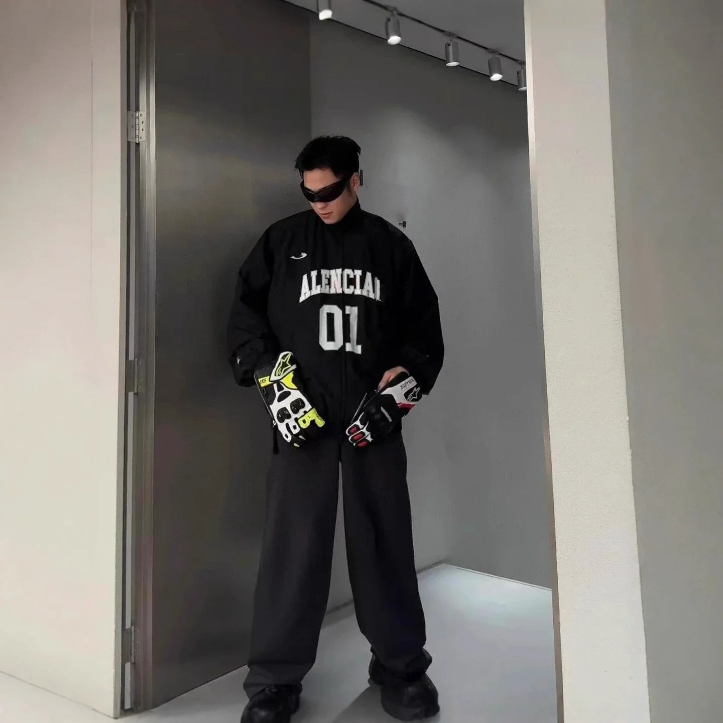 B SS24 Paris Embroidered Basketball Jacket