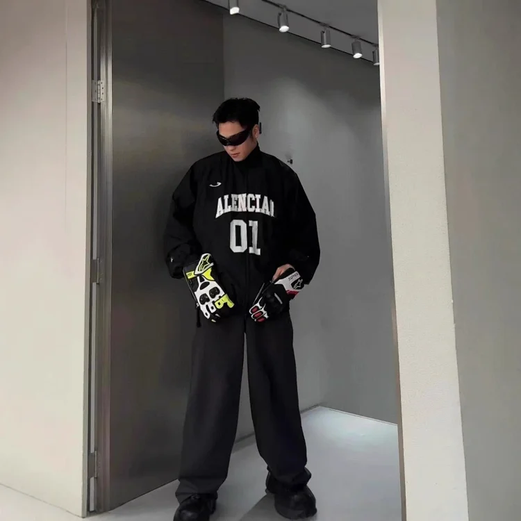 B SS24 Paris Embroidered Basketball Jacket