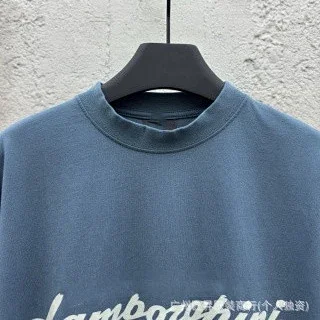 Balenciaga Lambo Print Crew Tee Unisex Detail