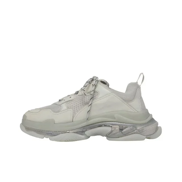 Balenciaga Tripel Cushioned Distressed Platform Sneakers Detail