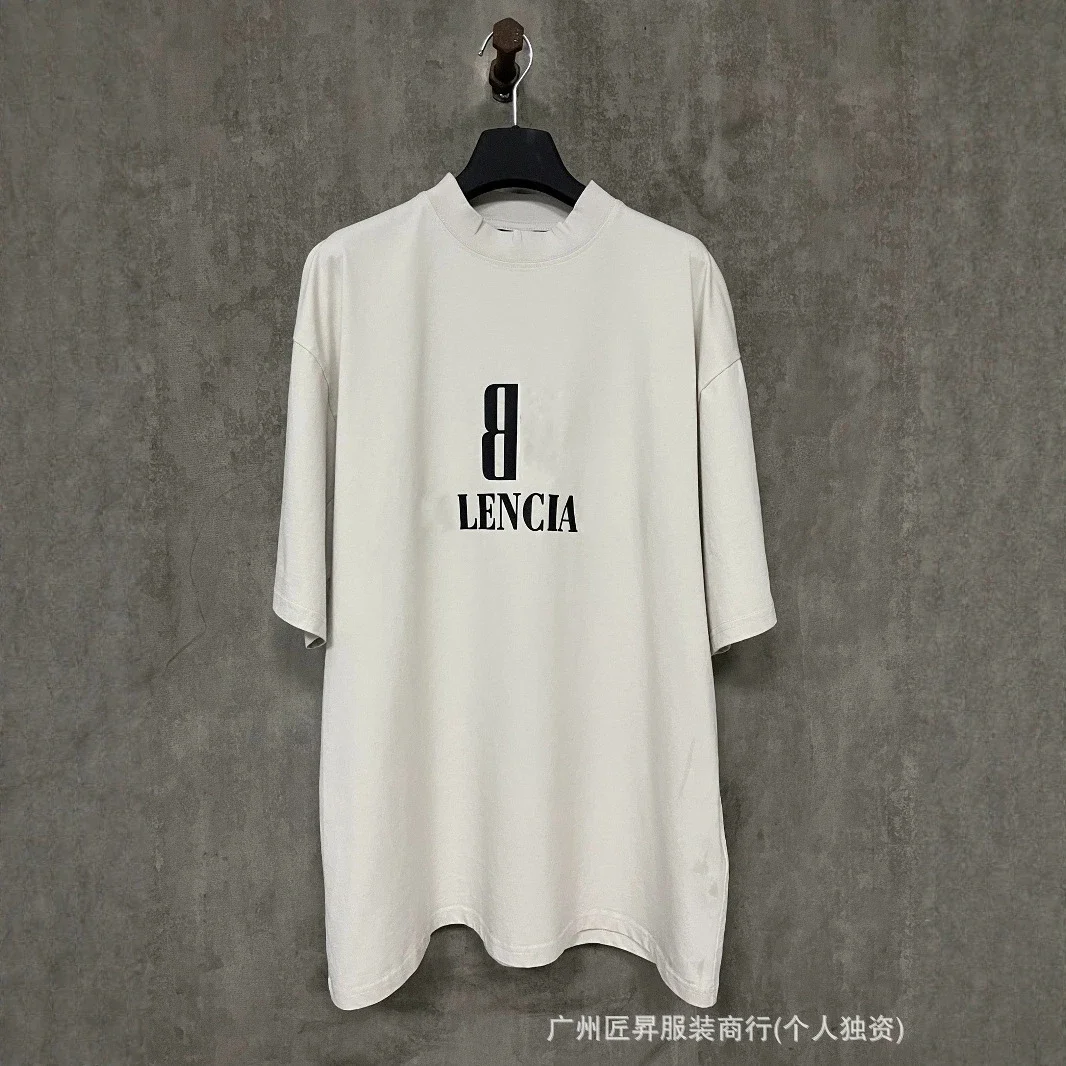Balenciaga SS25 Double-B Print Unisex Tee
