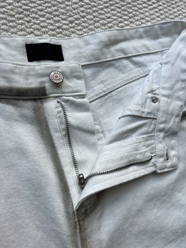 Balenciaga SS25 Distressed Graffiti Jeans Detail