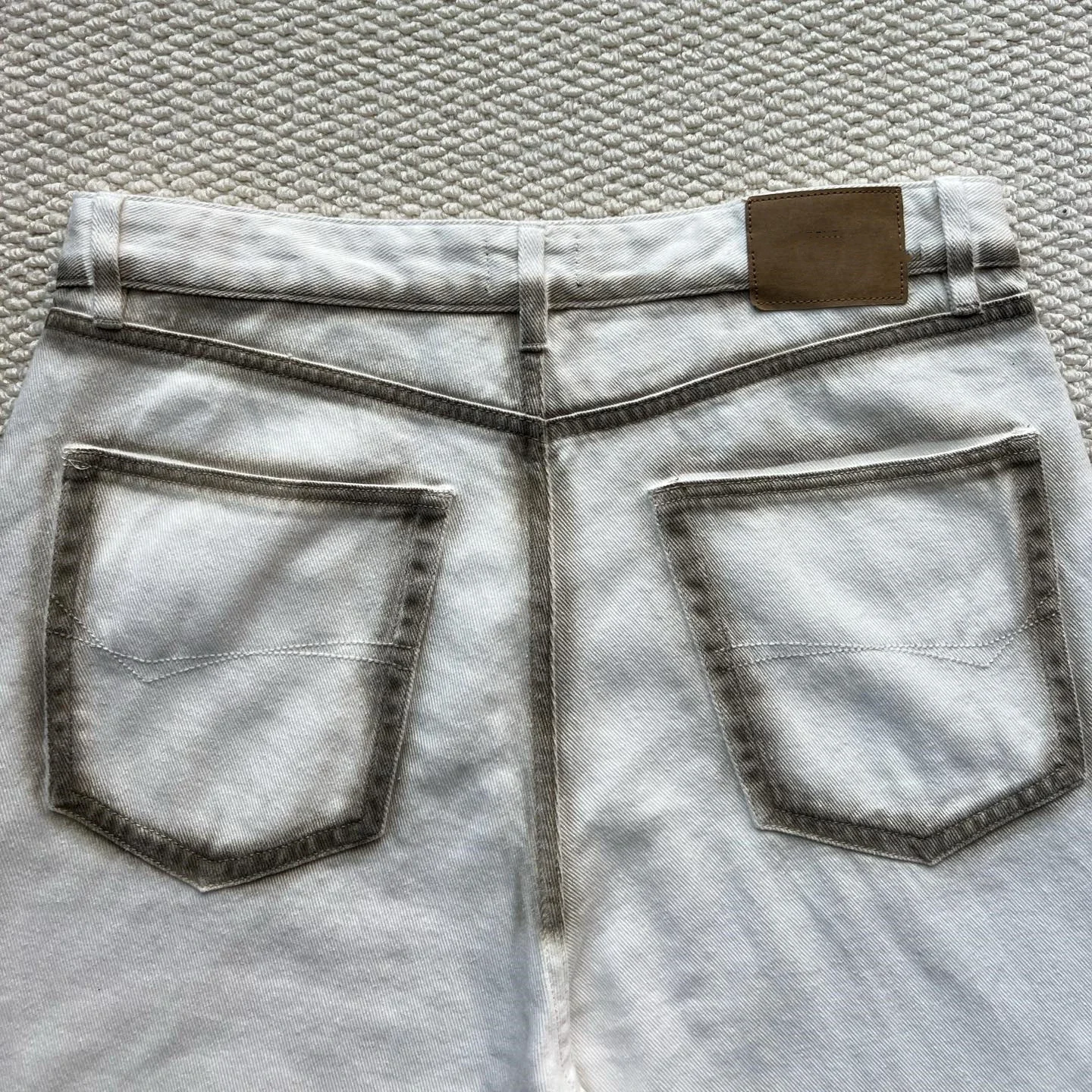 Balenciaga SS25 Distressed Graffiti Jeans