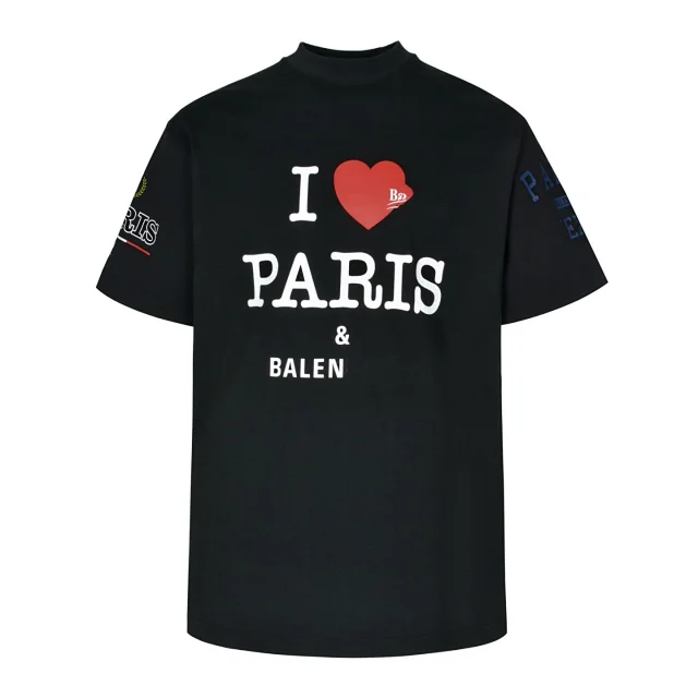 BLCG25SS Paris Love Logo Tee Detail