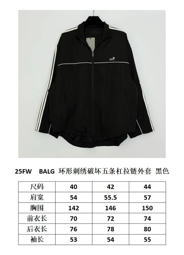 Balenciaga Embroidered 5-Stripe Sport Set Detail
