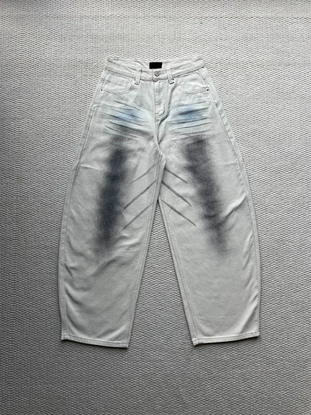 Duzhe Paris B Distressed Jeans 25SS Detail