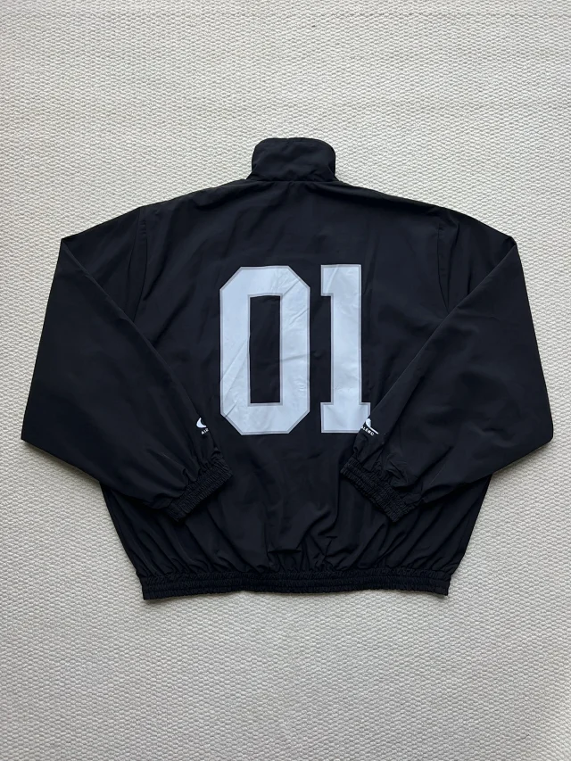 B SS24 Paris Embroidered Basketball Jacket Detail