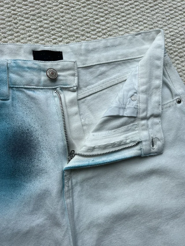 Balenciaga 25SS Distressed Denim Jeans Detail